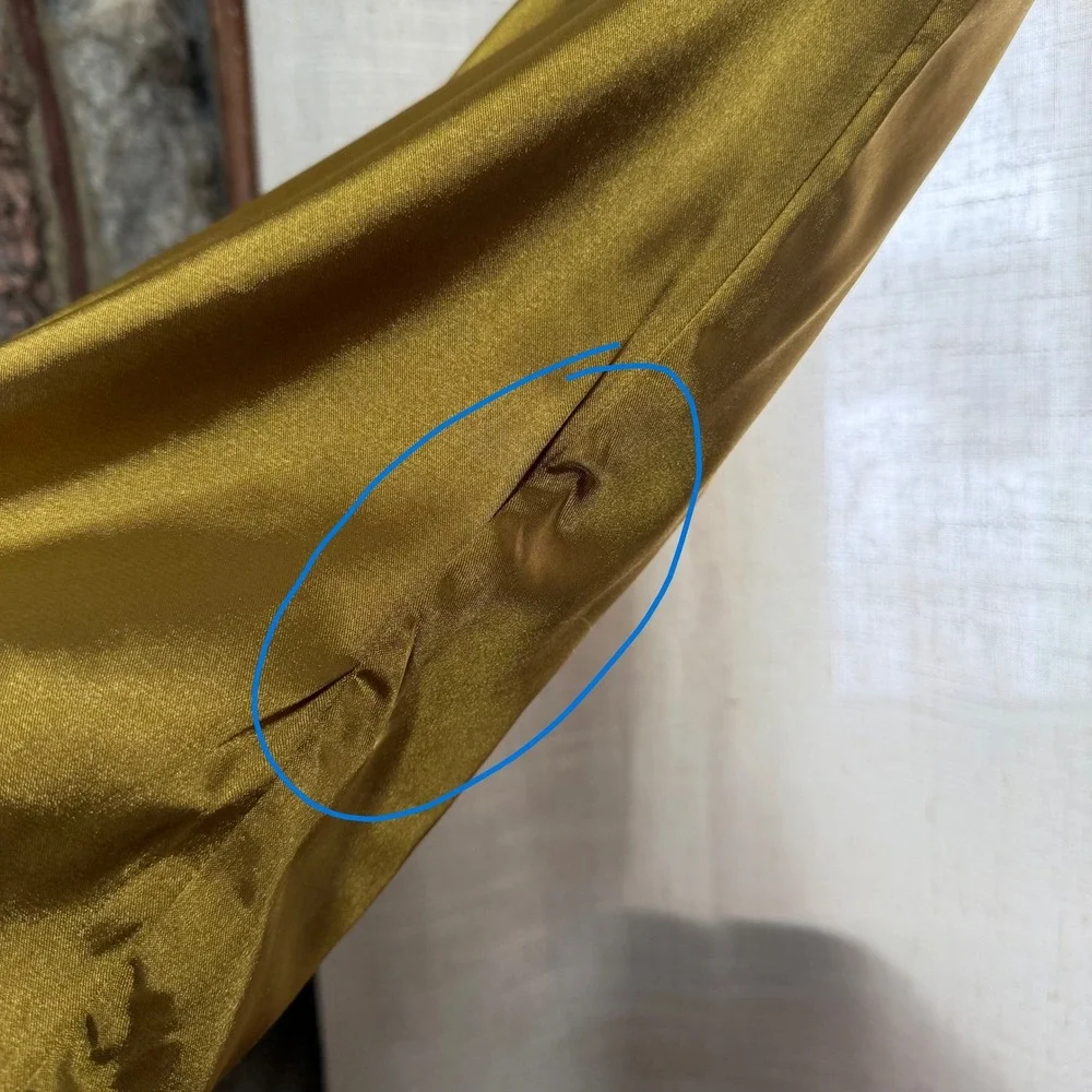 NWOT Taylor Swift Fearless Satin Pajama Set Gold‎ Official Merch MEDIUM